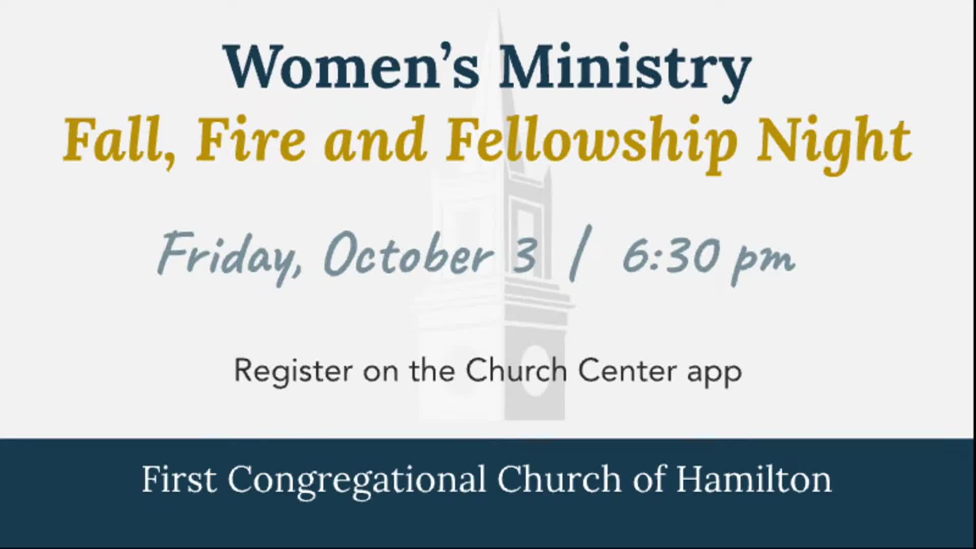 Thumbnail image for First Congregational Church in Hamilton 9.15.25