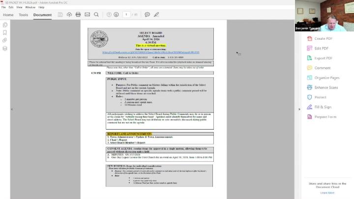 Thumbnail image for Wenham Select Board 4.14.26
